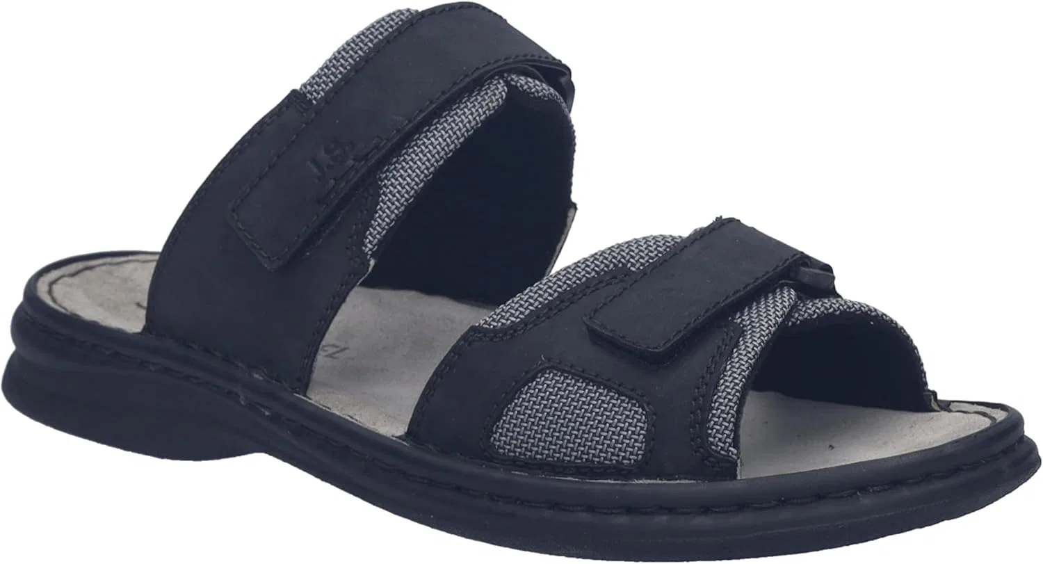 Классические мужские сандалии Josef Seibel, размер Max.75, ширина G (стандартная), Black (Black Combo)