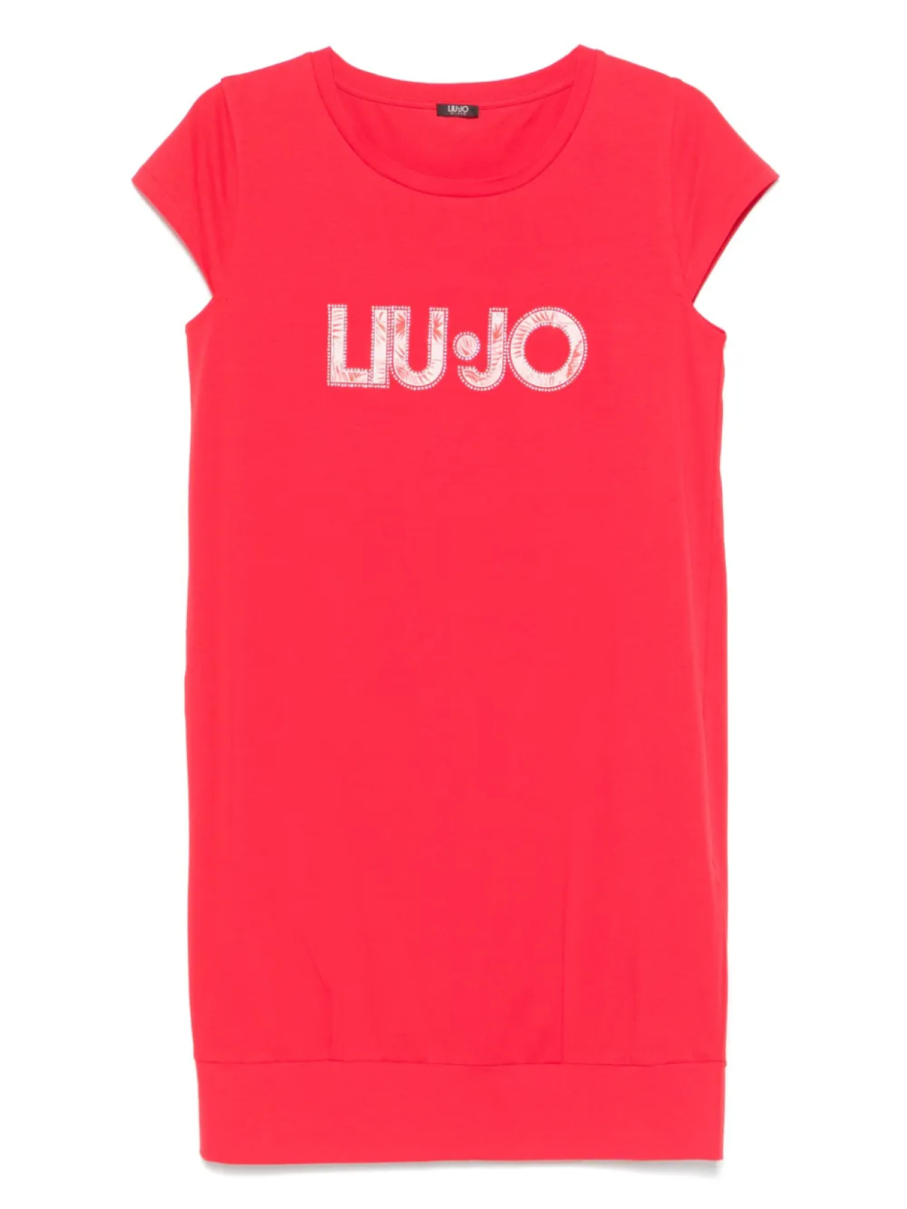 

Мини-платье с логотипом LIU JO, красный