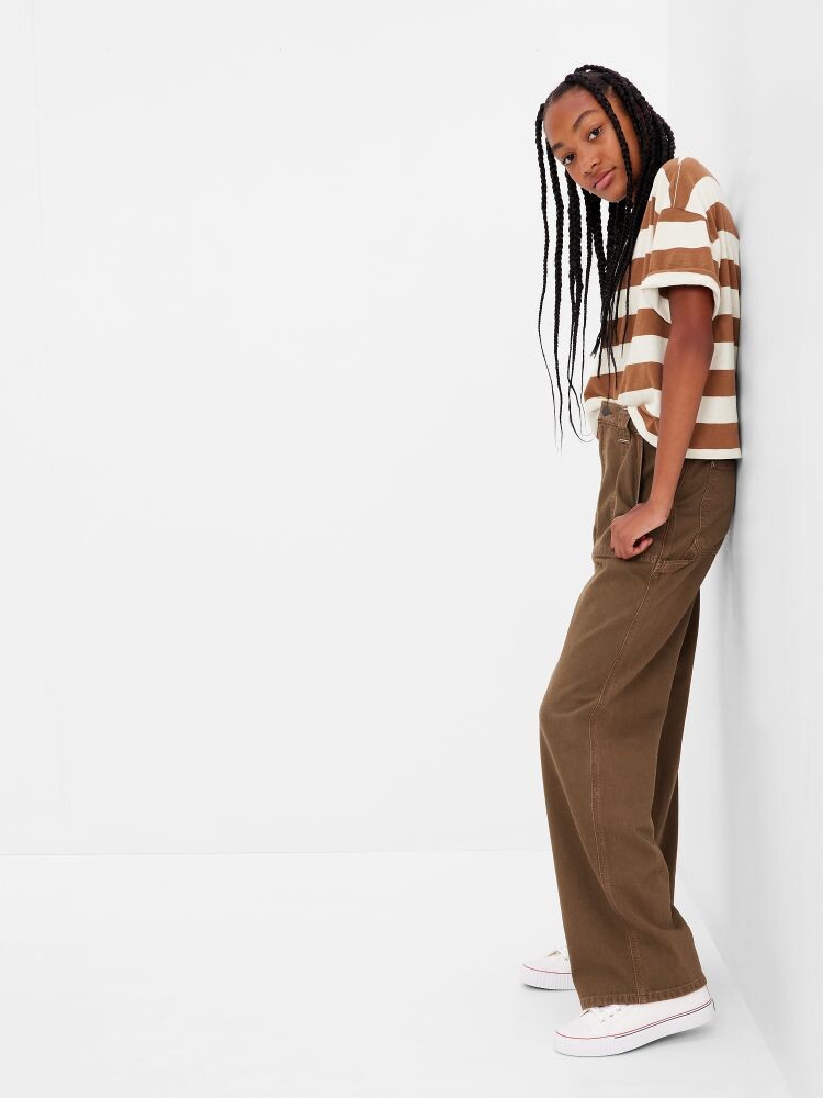

Детские джинсы плотника Gap, коричневый