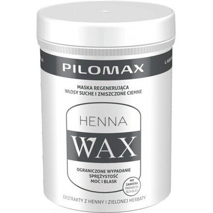 

Восковая английская маска для темных волос 480мл, Pilomax