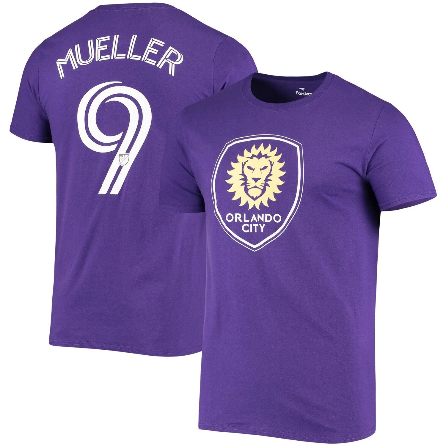 

Мужская фиолетовая футболка с логотипом Chris Mueller Orlando City SC Authentic Stack Fanatics, Фиолетовый, Мужская фиолетовая футболка с логотипом Chris Mueller Orlando City SC Authentic Stack Fanatics