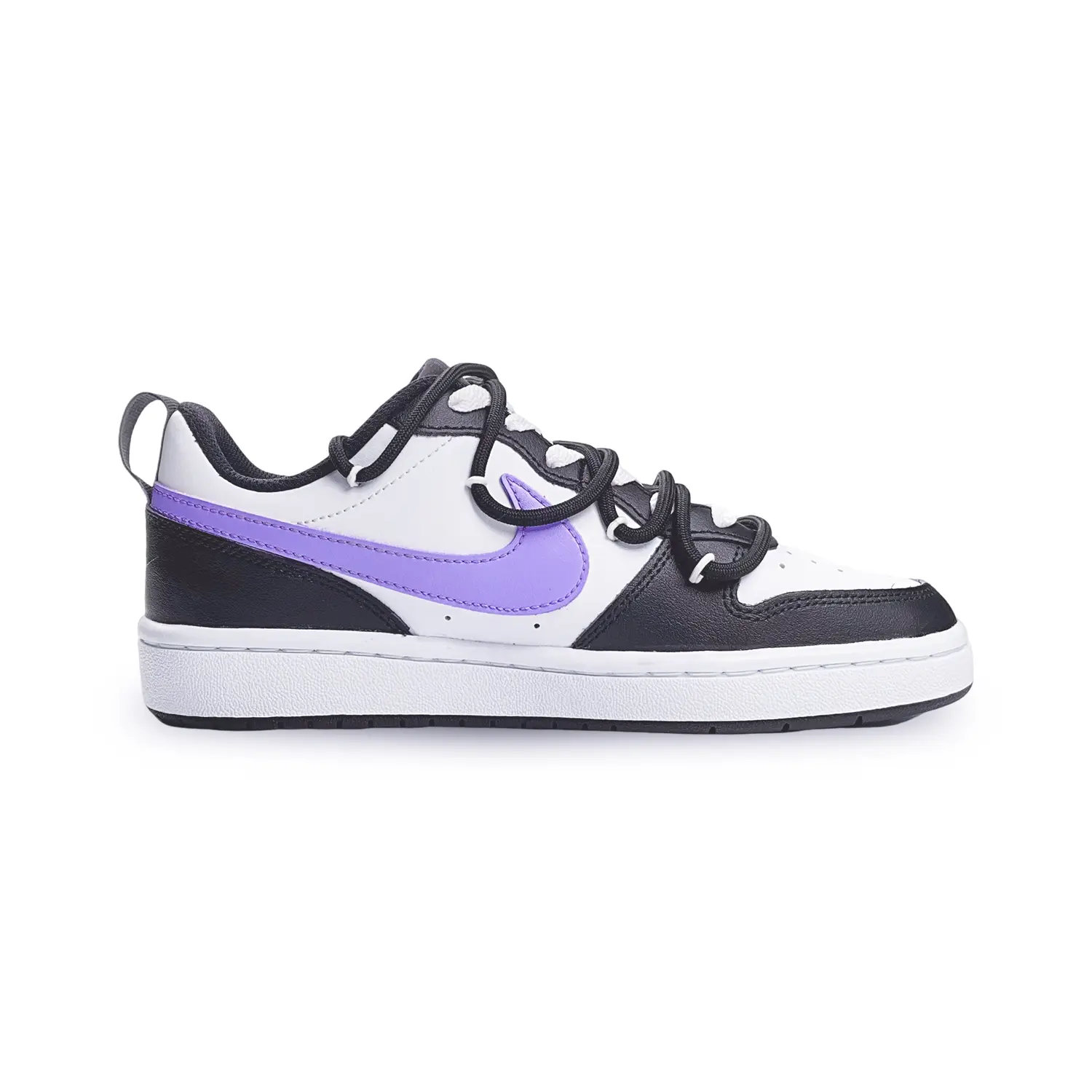 

Кроссовки Nike Court Borough Skateboard Shoes Women's Low-Top Black Purple, фиолетовый