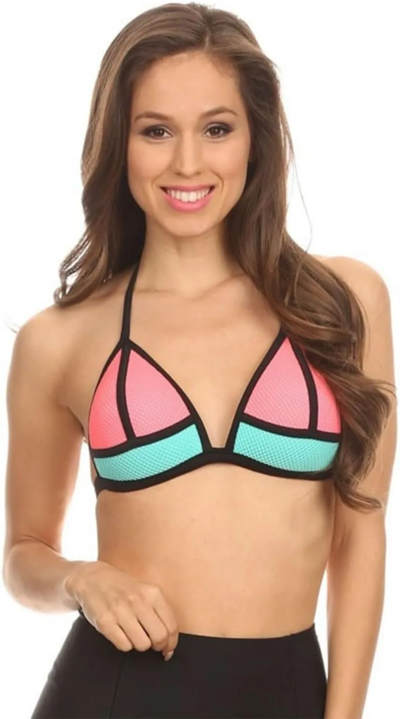 

Бикини топ Color Block Triangle Cup