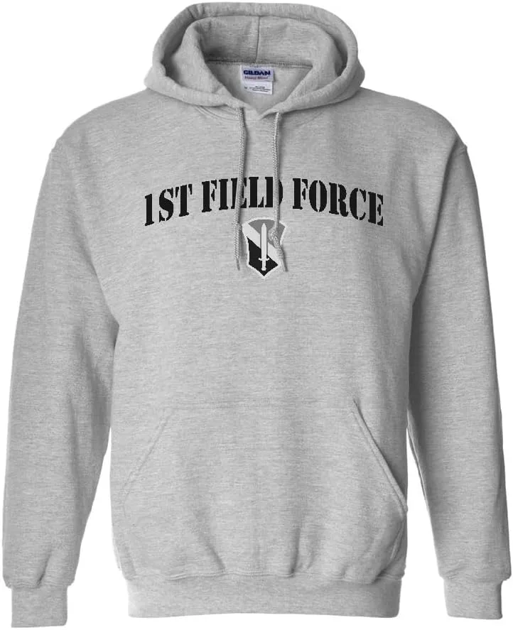 

Military Productions US Army 1st Field Force Subdued Hooded Sweatshirt