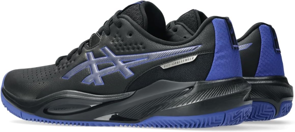 Мужские теннисные кроссовки ASICS Gel-Challenger 15 для грунтовых кортов, черный — фото 3