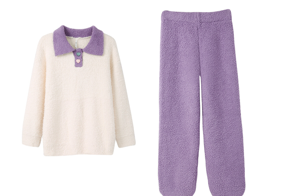 

An Companion Aannsfam Женский пижамный комплект, Женский — Bean Paste Red (ночная рубашка с круглым вырезом)