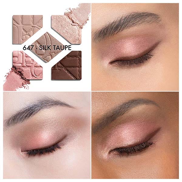 Палитра теней для век ограниченного выпуска. DIOR Diorshow 5 Couleurs, 647 Silk Taupe — фото 3