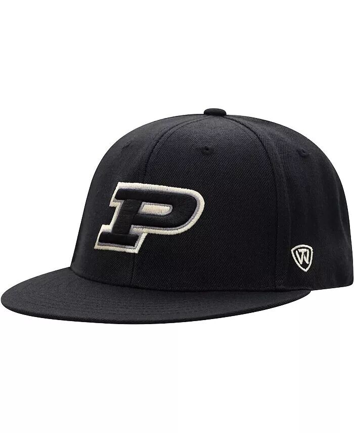 

Мужская черная приталенная шляпа Purdue Boilermakers Team Color Top Of The World