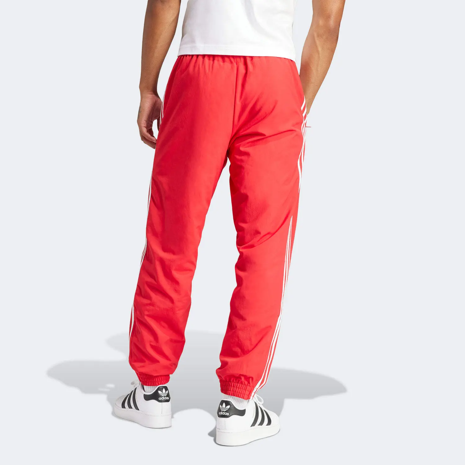 Трикотажные спортивные штаны Firebird для мужчин, красные Adidas Originals, красный — фото 2
