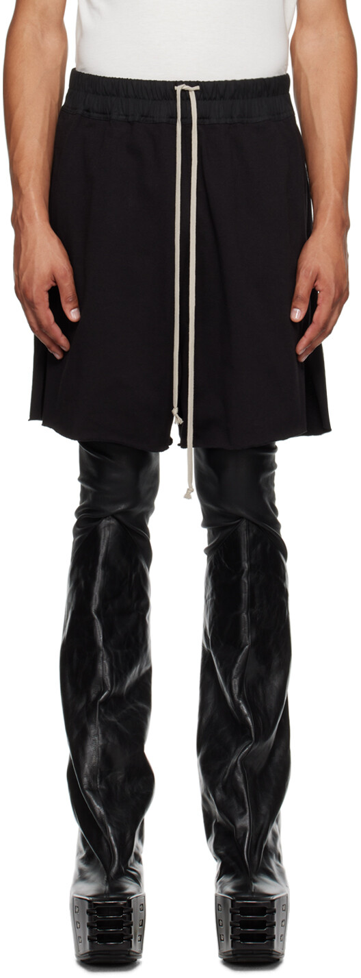 

Эксклюзивные черные шорты Rick Owens SSENSE KEMBRA PFAHLER Edition Trucker
