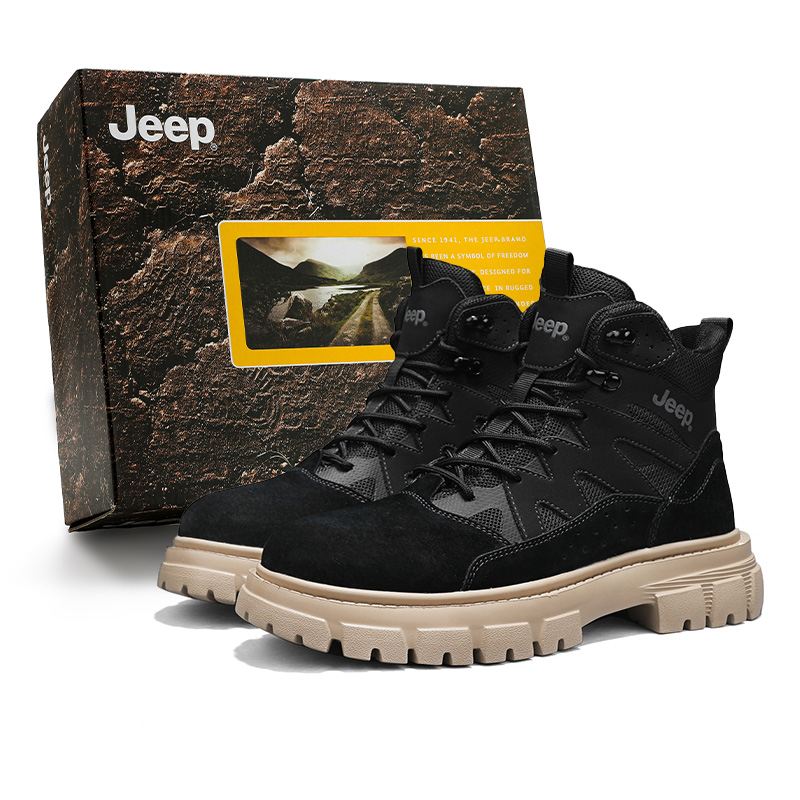 

Jeep Ботинки Martin мужские Black/Sand/Khaki
