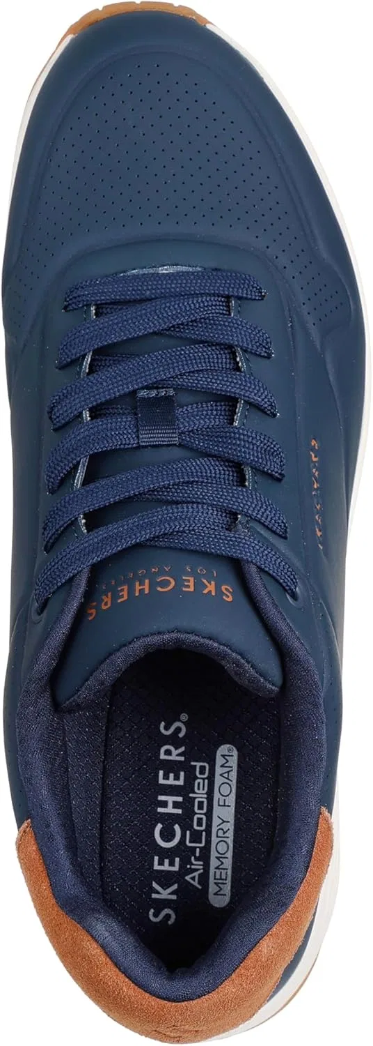 Мужские кроссовки Skechers UNO-Suited On Air, темно-синие, размер 40 EU — фото 3