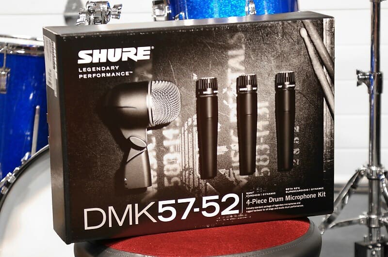 

Комплект барабанных микрофонов Shure DMK57-52 Drum Microphone Kit