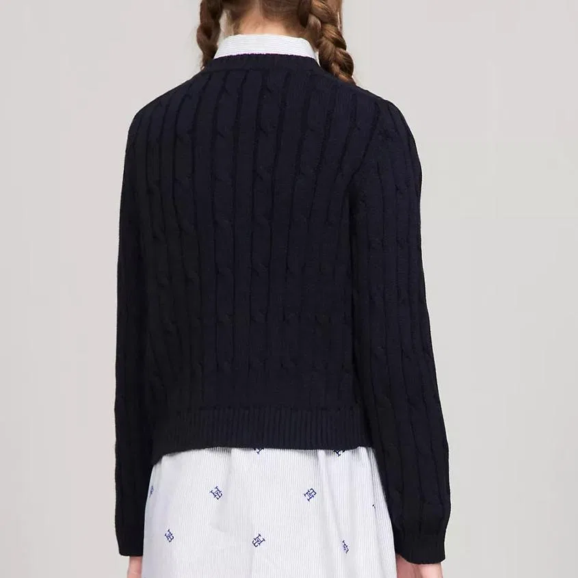Свитер Tommy Hilfiger Marine Blue детский — фото 3