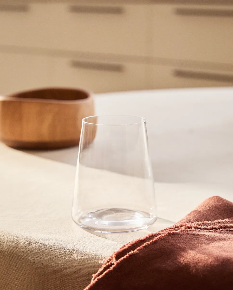 

Конический кристаллический стакан Zara Home, прозрачный