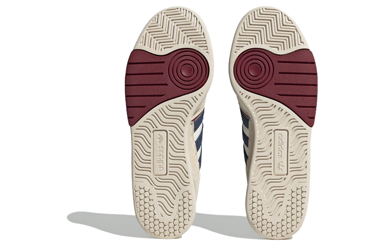 Кроссовки Adidas originals Courtic Unisex, бежевый/синий/красный — фото 4