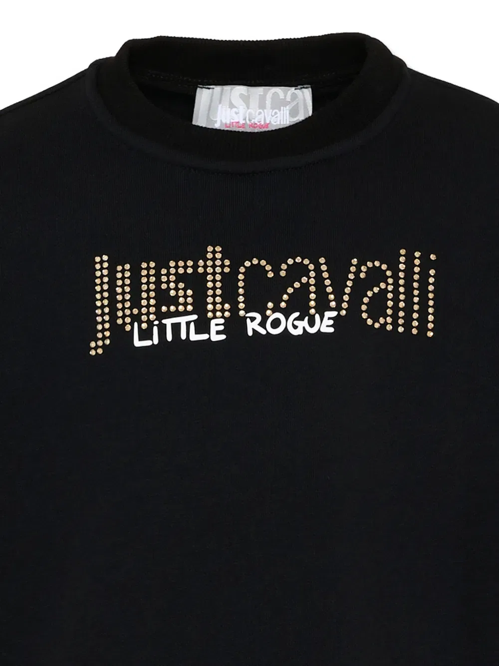 Толстовка с круглым вырезом Just Cavalli Kids, черный — фото 3