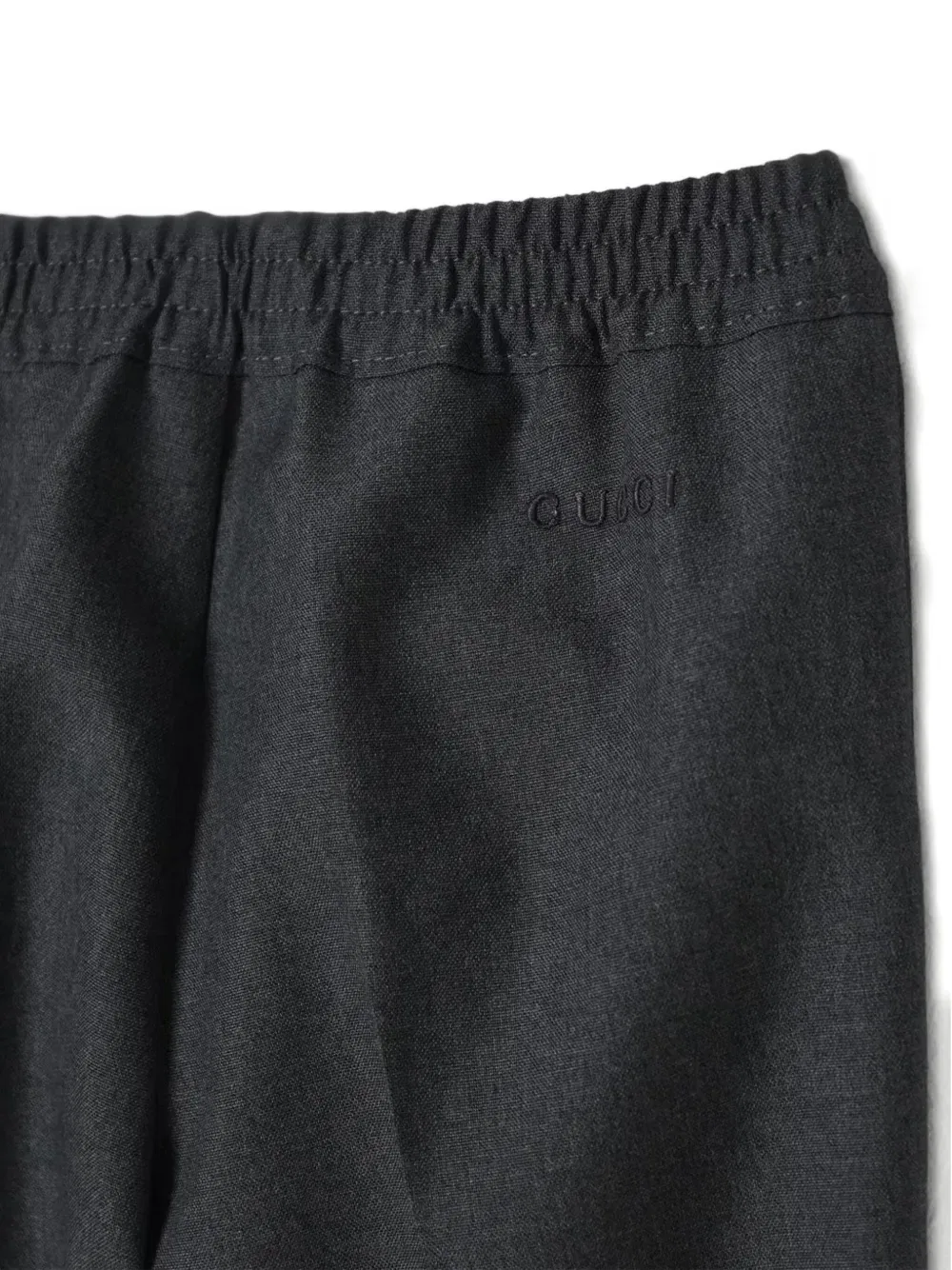 Брюки с эластичным поясом Gucci Kids, серый — фото 3