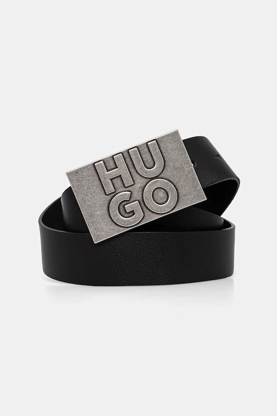 

Кожаный ремень Hugo, черный