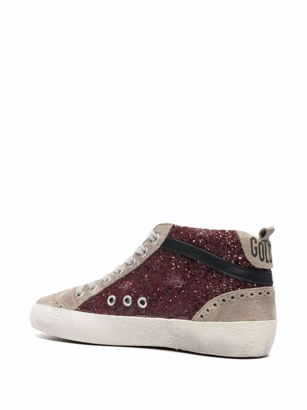 Высокие кеды Mid Star GOLDEN GOOSE, красный — фото 3