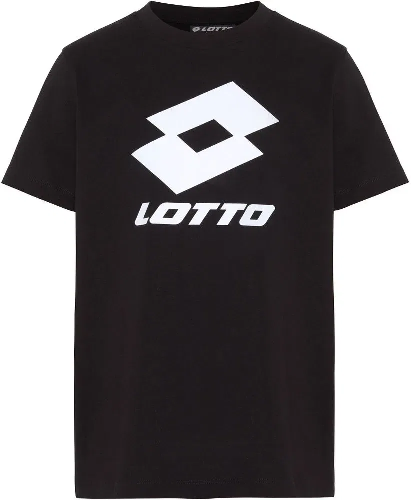 Футболка детская с логотипом Lotto, черный