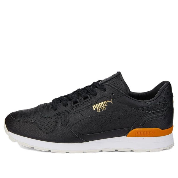 

Кроссовки rx 737 premium lace up 'black white orange' Puma, черный