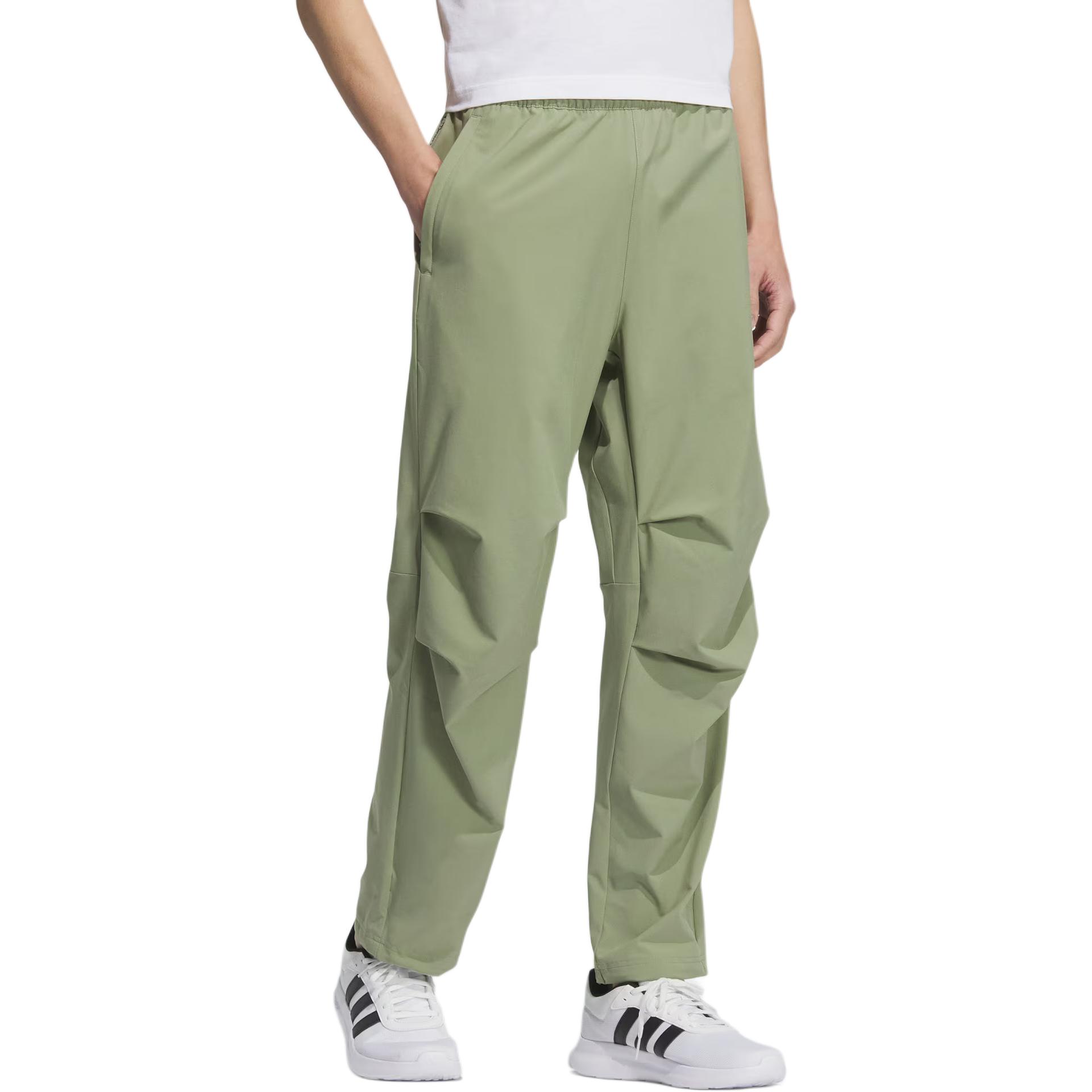 Adidas Climacool вязаные спортивные штаны мужские Tent Green — фото 4