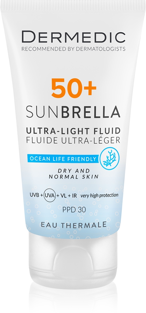

Эмульсия для загара Sunbrella для сухой кожи Dermedic, spf 50+ 40 мл