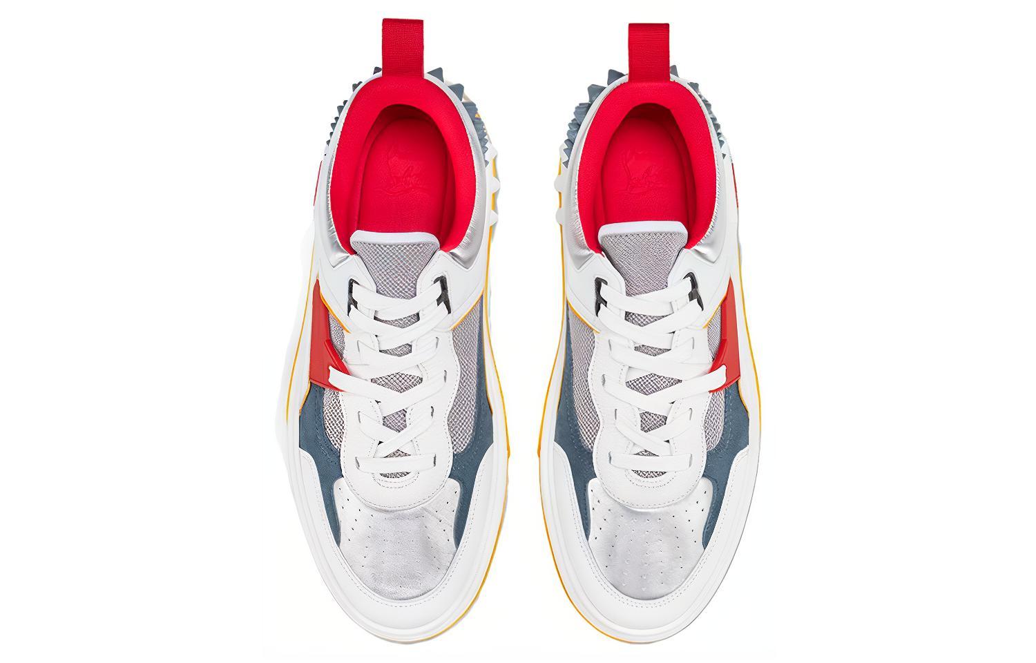 CL Astroloubi Кроссовки для скейтбординга мужские белые желтые Christian Louboutin — фото 4