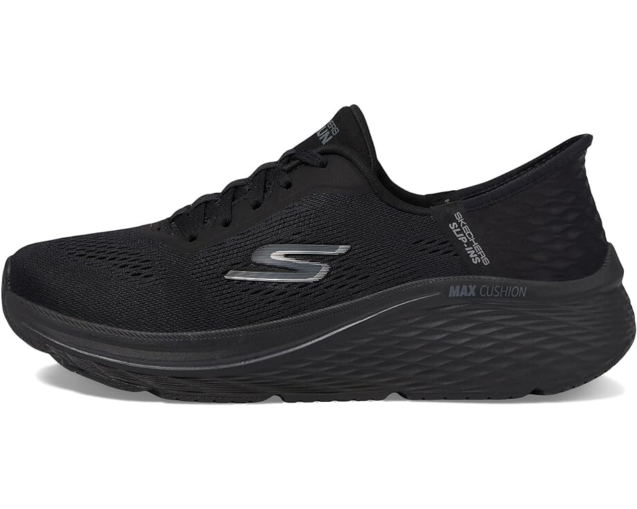 Кроссовки SKECHERS Max Cushioning Elite 2.0 Vanish Hands Free Slip-Ins, черный — фото 4