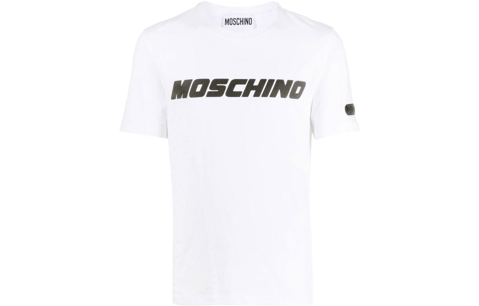 

Футболка мужская белая MOSCHINO