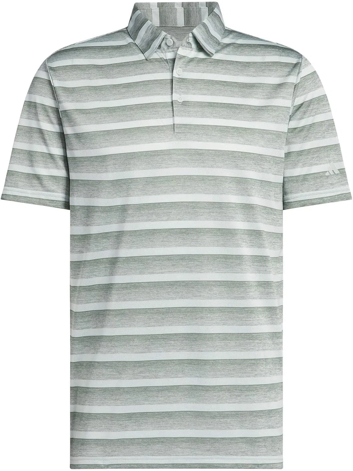 Мужское поло Adidas, поло с полосками, Silver Green/Wonder Silver