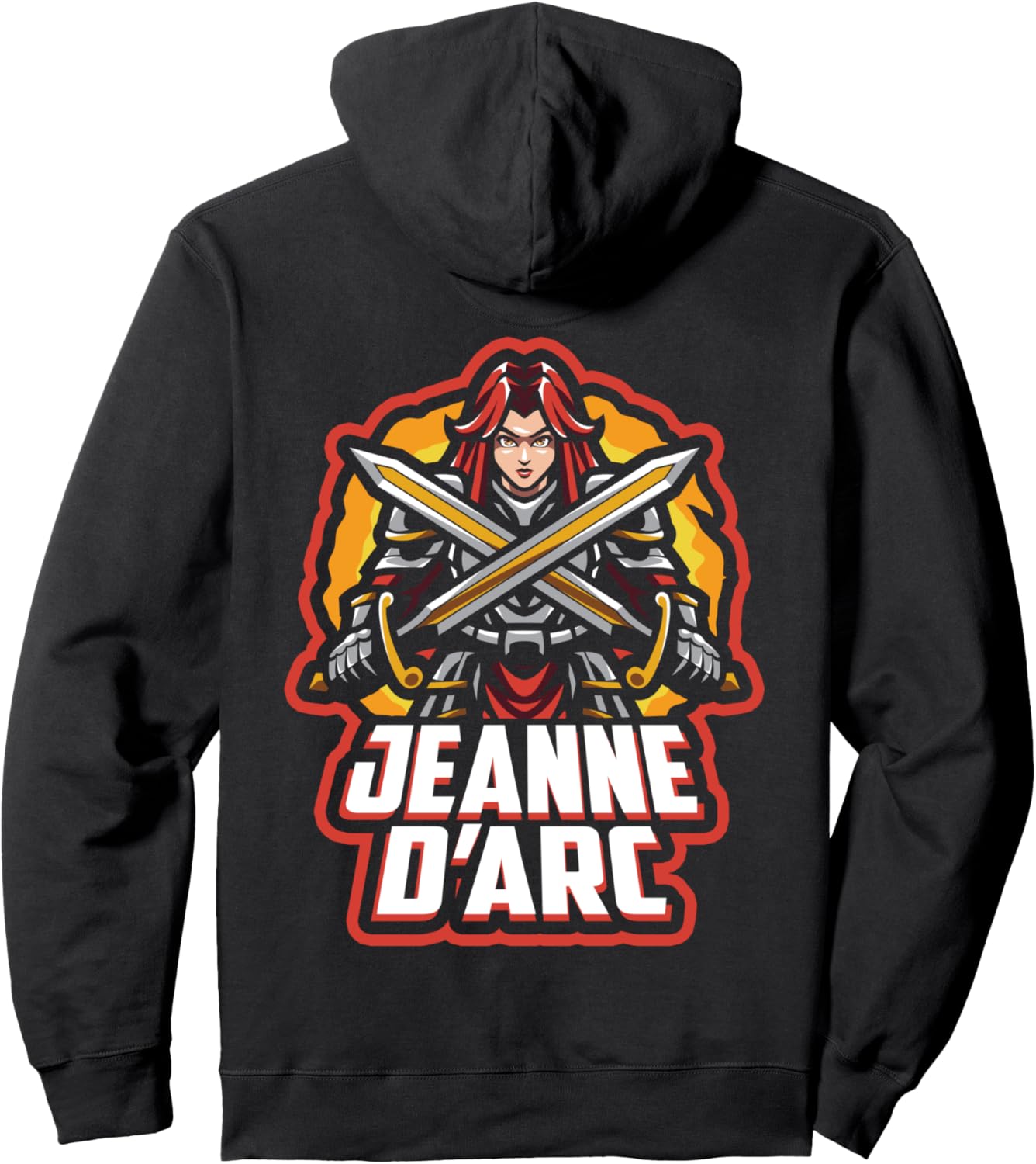 

Жанна д'Арк, Орлеанская горничная, французская героиня, худи Jeanne D'Arc France Saint Pucelle D'Orleans, черный