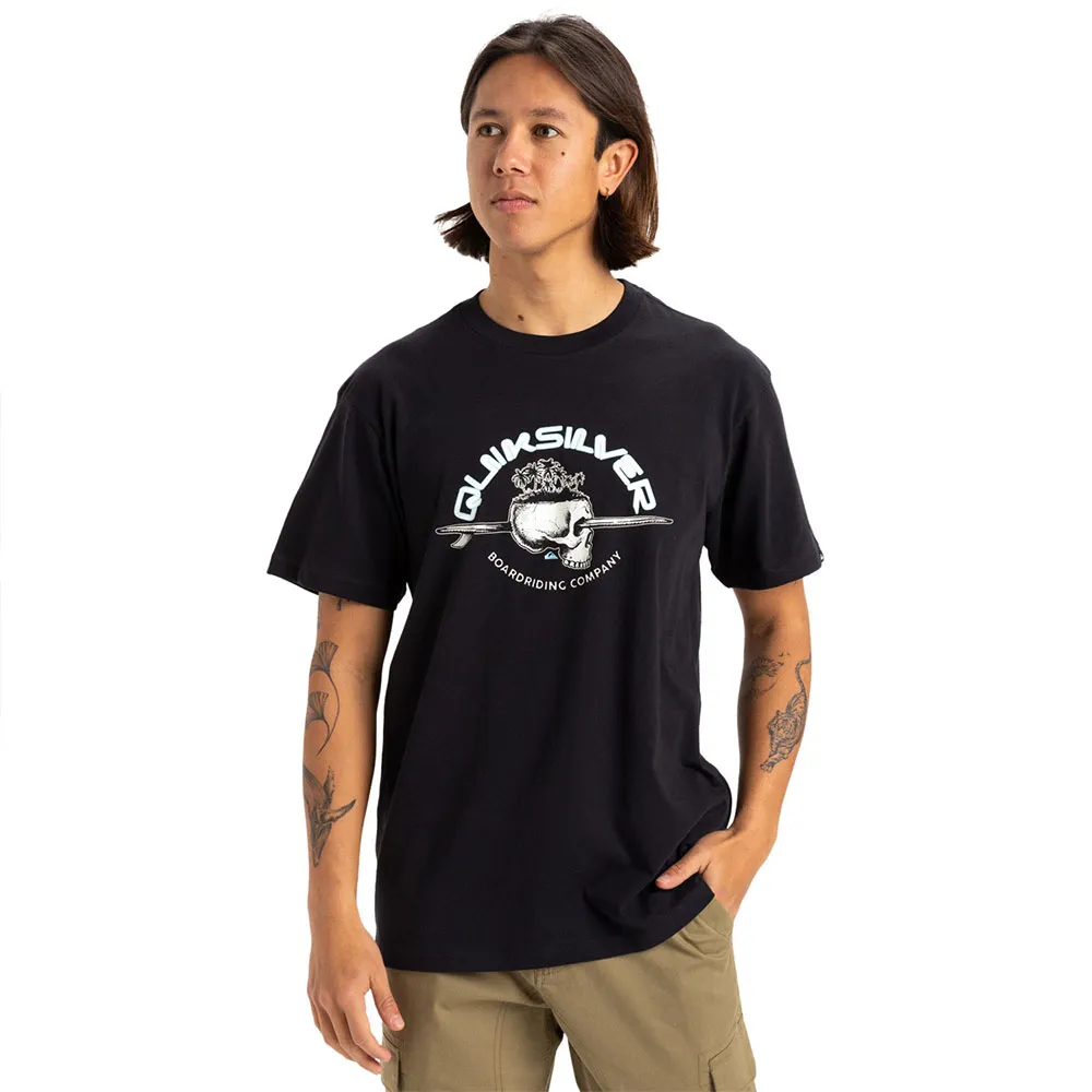 

Футболка с коротким рукавом Quiksilver Skull Lines, черный