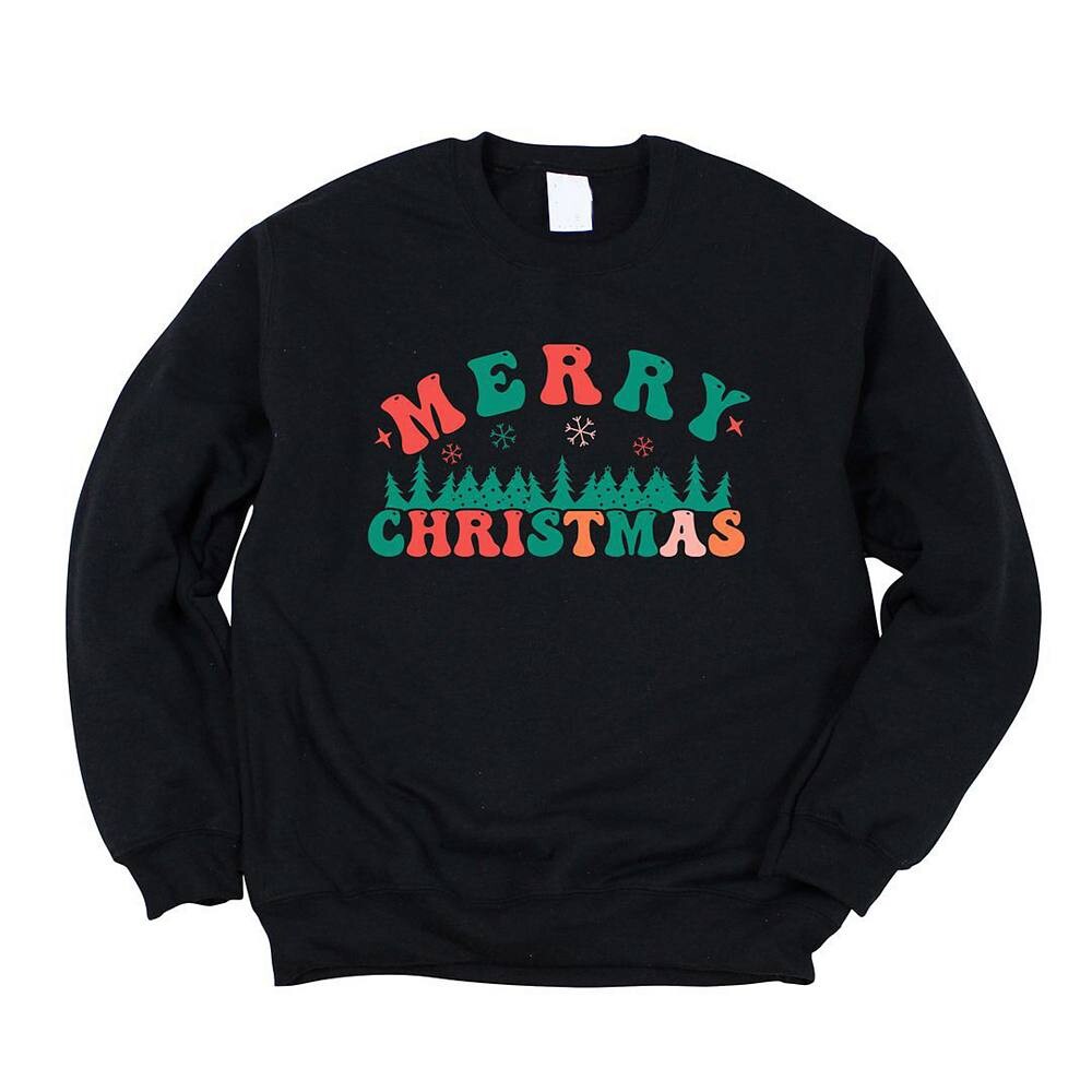 

Толстовка Merry Christmas Trees Simply Sage Market, цвет Midnight