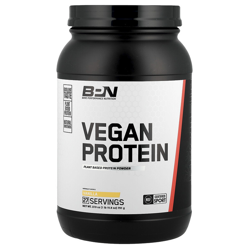 

BPN, Vegan Protein, ваниль, 791 г (1 фунт 11,9 унции)