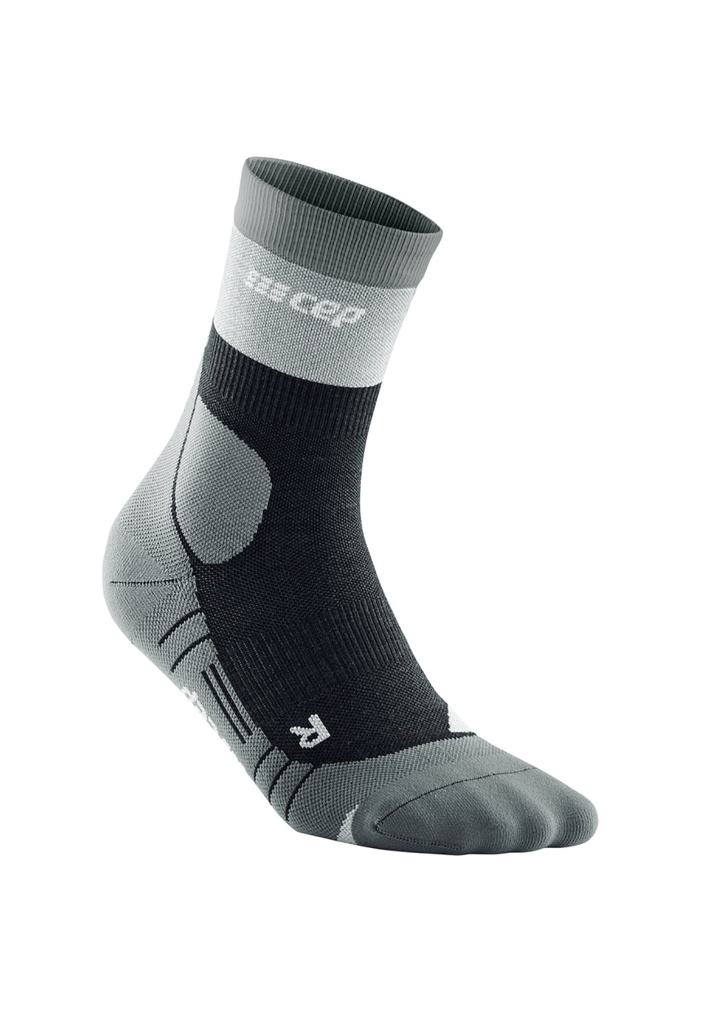 

Спортивные носки COMPRESSION HIKING LIGHT MERINO MID CUT - MADE IN GERMANY CEP, темно-серый