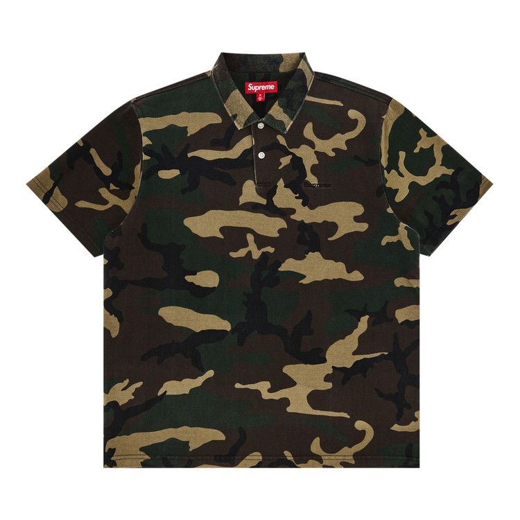 

Поло Supreme Washed Camo Polo, Woodland Camo