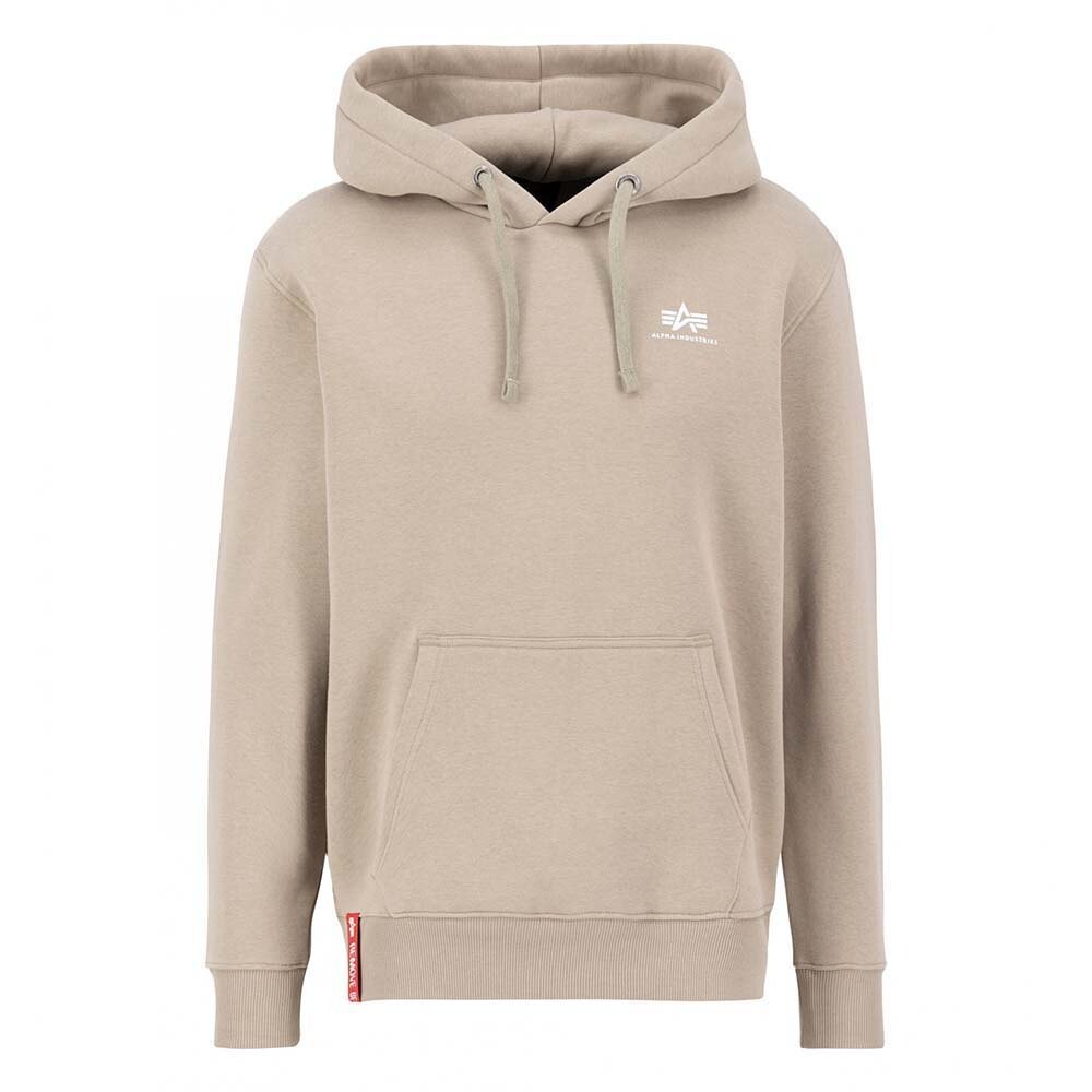 

Худи Alpha Industries Basic Small Logo, бежевый