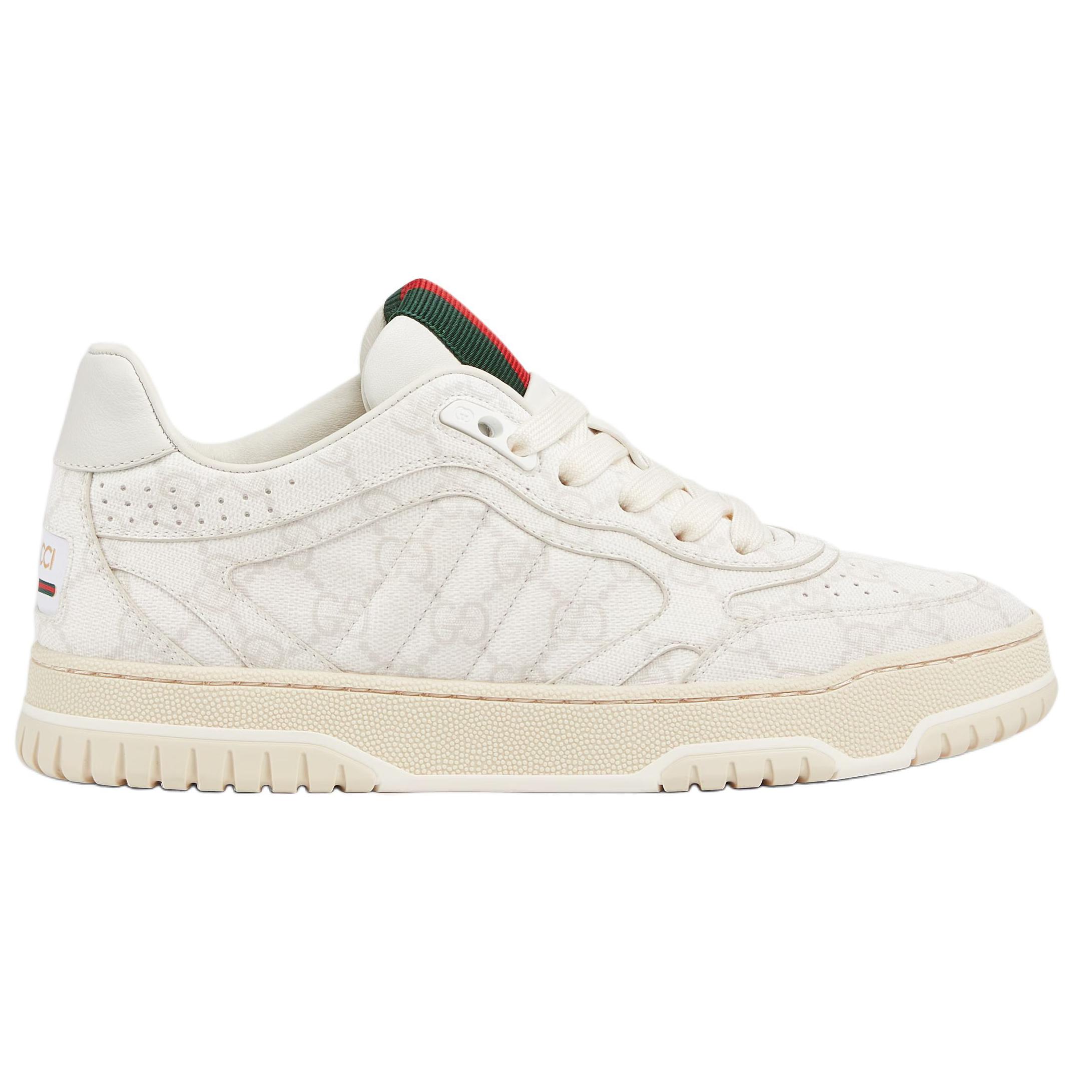 Женские кроссовки Re Web 'GG Canvas Beige White' GUCCI — фото 2