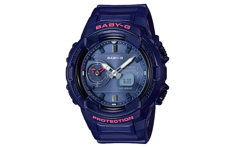 

CASIO Часы Women's BABY-G Blue Watch BGA-230S-2A, Marine Blue Watch Dial