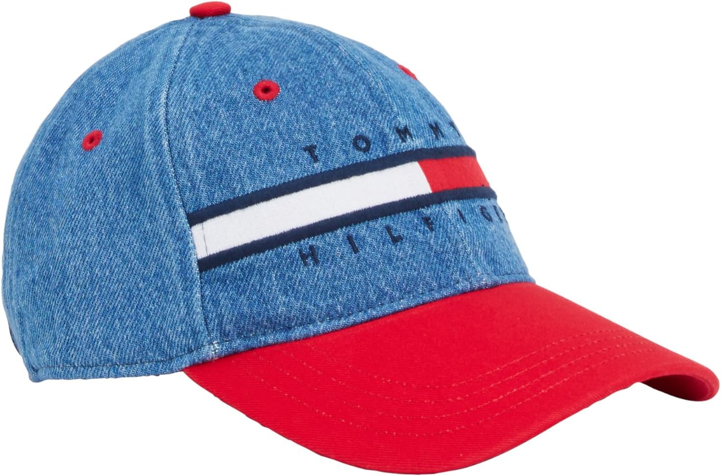 

Мужская бейсболка Tommy Hilfiger из хлопка Avery с регулируемой шириной, Rinse Denim