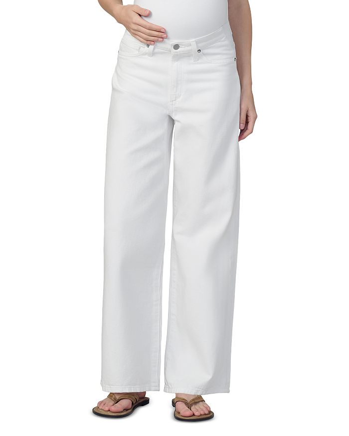 

Брюки для беременных Ryan Maternity Wide Leg в белом цвете Joe's Jeans, белый