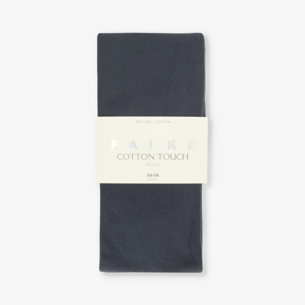 

Колготки cotton touch из смесового органического хлопка Falke, черный