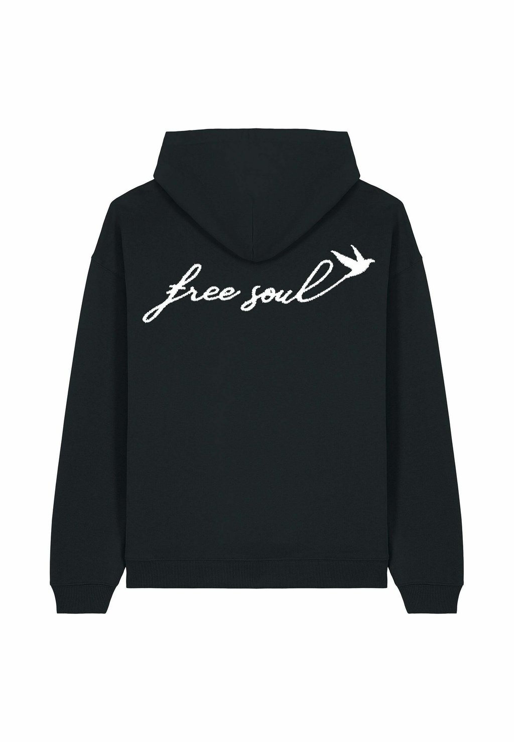 

Толстовка FREE SOUL EMBROIDERY UNISEX OVERSIZE - Hoodie Mira Paris, черный