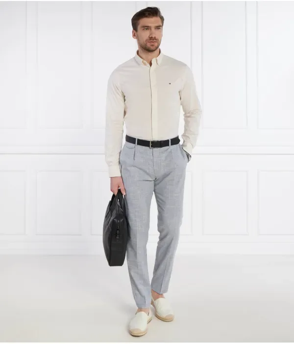 Футболка FLEX OXFORD RF 1985 года regular fit Tommy Hilfiger, экрю — фото 2
