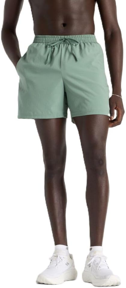 

шорты New Balance мужские спортивные Essentials короткие 5 дюймов, Dark Juniper