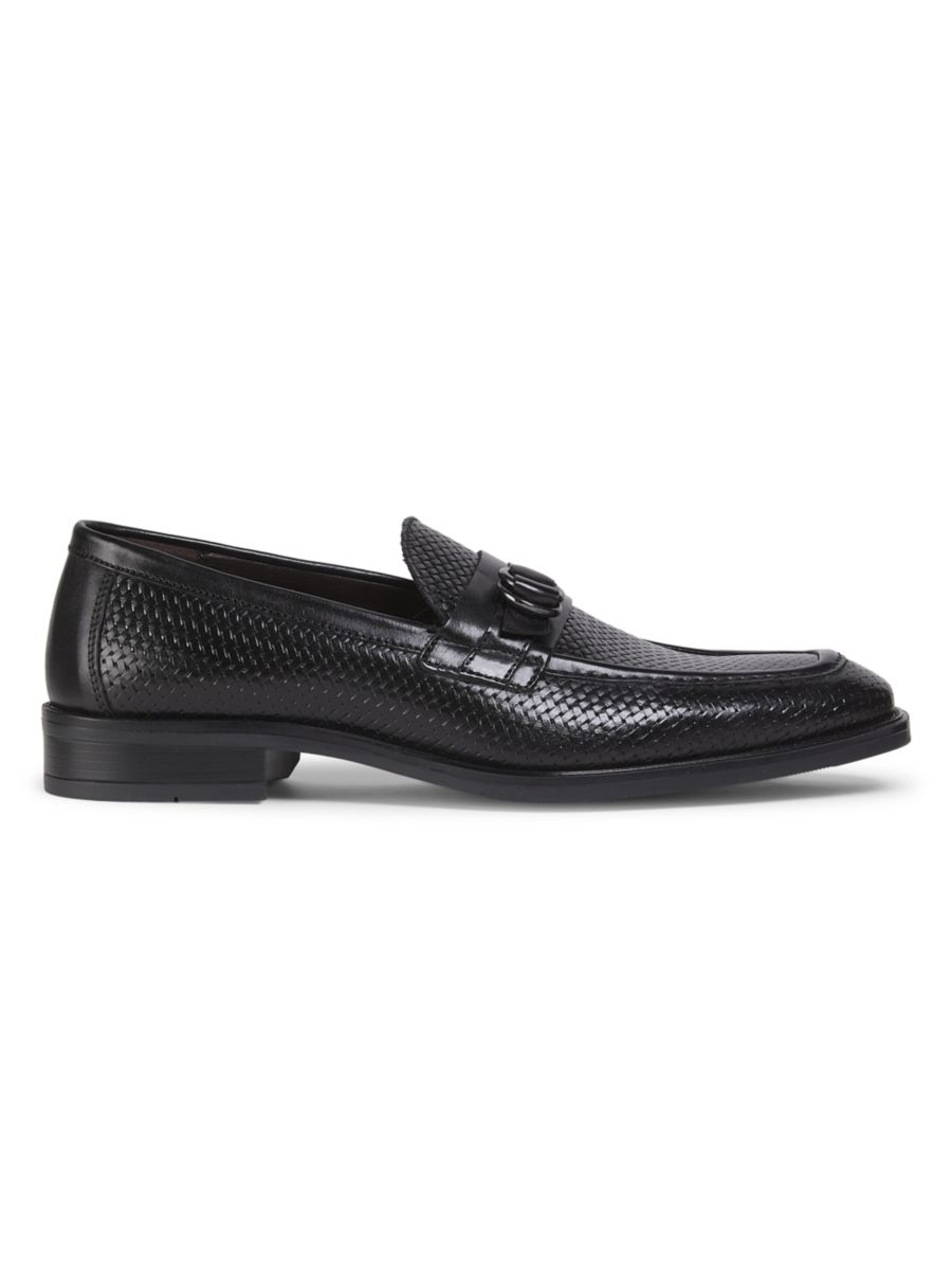 

Пенни-лоферы из текстурированной кожи Respin Steve Madden, черный