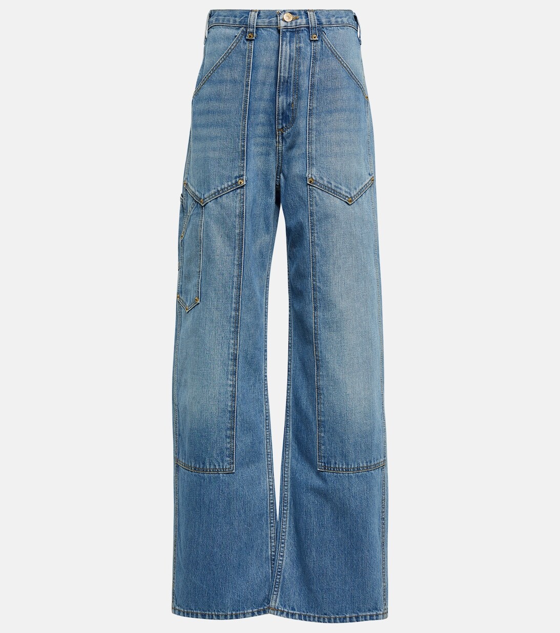 

Джинсы Super High Workwear RE/DONE, синий