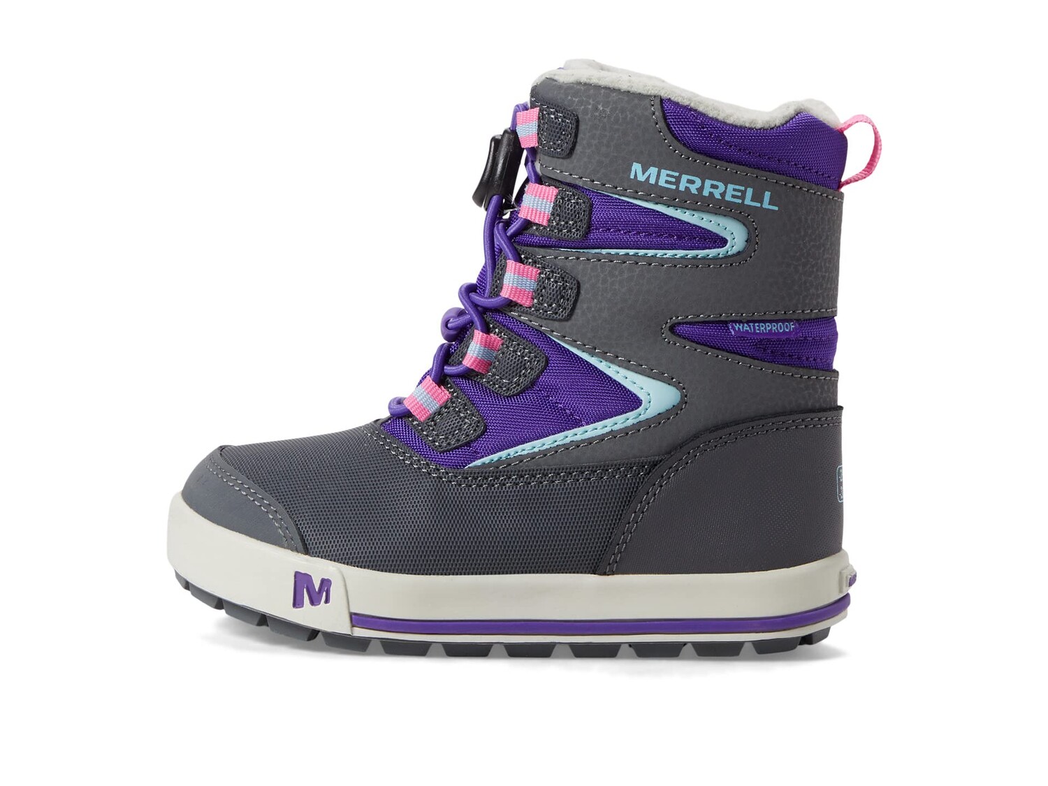 

Ботинки Merrell Kids Snow Bank 3.0 Waterproof (Toddler/Little Kid/Big Kid)